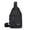 Black, variant on JeashCHAT Clearance Sling Bag for Women Men, Crossbody Bag with Earphone Hole, One Strap Crossbody Chest Bag Shoulder Bag for Hiking Camping Outdoor Travel Biking