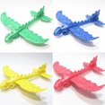 thumbnail image 2 of Oraceous 3pcs Kids Airplane Toy Hand Throw Pterosaur Chinese Dragon Aircraft Toys EPP Maneuver Throwing Glider Airplane Model (Random Color), 2 of 11