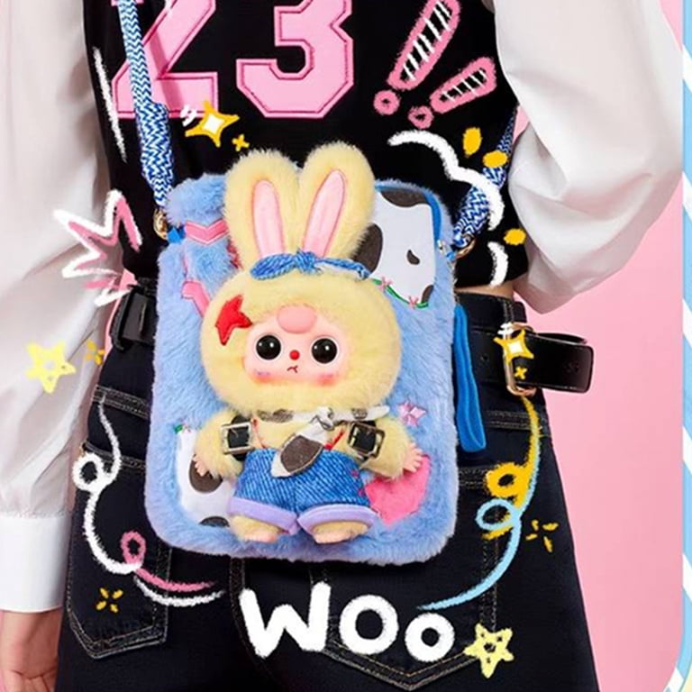 ✨超希少✨ Baby Three Phone Bag／サプライズモデル Baby Three Kawaii Plush Crossbody Phone Bag, Baby Three Phone