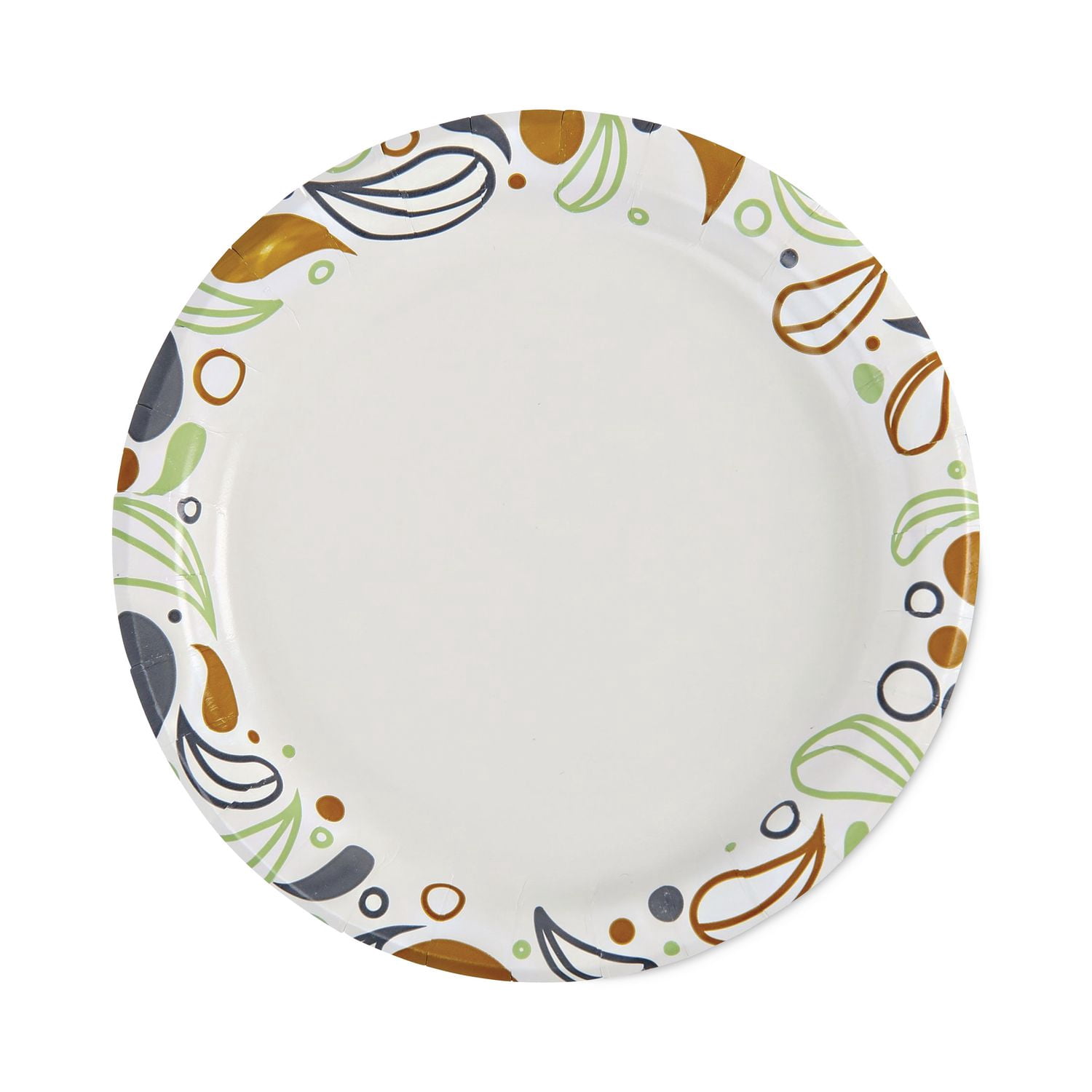 Boardwalk Deerfield 6 Inch Printed Paper Plates, 1000 Count
