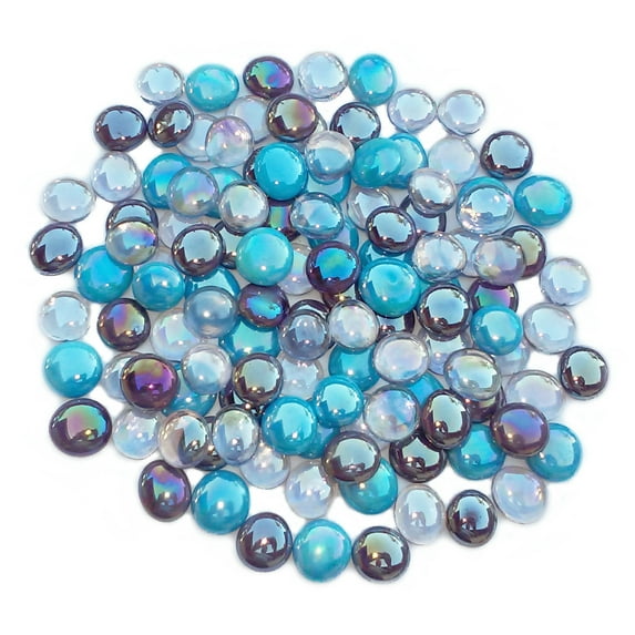 Creative Stuff Glass - Varied Mixes - Glass Gems - Vase Fillers - Aquarium Decorations (5 lb Opal Lavender Mix)