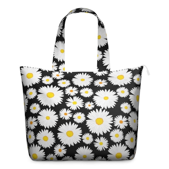 Daisy Women's Large Weekend Travel Bag Moving Canvas Handbag Thick Double Layer Beach Weekend Travel Unisex Hospital Maternity Delivery with Toiletry Waterproof