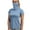 Blue, variant on Heisall Womens Sun Protection Shirts Short Sleeve Hooded Solid Color Casual Daily Wear