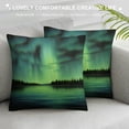 thumbnail image 3 of COMIO Northern Aurora Borealis Body Pillow Cover Soft Pillowcases Printing Throw Pillow Covers, 3 of 5