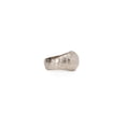 thumbnail image 6 of Bella by Thorne Croc Texture Dome Adult Ring, Silver- 7, (Unisex), 6 of 6
