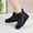 Black, variant on Women's Rain Boots Fashion Ankle Comfortable Lightweight Waterproof Round Toe Garden Short Water Boots Non Slip Soft Flat Outdoor Work Ankle Rubber Outdoor Rain Boots Purple 8.5 Wide