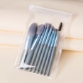 thumbnail image 3 of JUNWELL 8pcs Morandi Macaron Makeup Brush Set - Soft Synthetic Bristles for Blush  Eyeshadow & More - Portable Beauty Tools with ABS Handles, 3 of 7