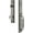 Antique Pewter, variant on Grandeur 842597 Fifth Avenue Solid Brass Rose Keyed Entry Single Cylinder "C" Grip