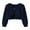 Z1-Navy-kids Bolero Cardigan shrug, variant on MKOSPLRT Girls Bolero Cardigan Sweater Toddler Kids Long Sleeve Button Knit Shrug Cropped Cover Up Solid Fall Jacket Tops 3-10Y