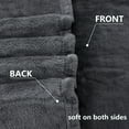 thumbnail image 6 of EVNELE Dark Gray Twin Size Blankets, Fuzzy Lightweight Warm Throw Blanket for Couch, Sofa, Pet, Bed, 60 x 80 inch, 6 of 6