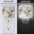 thumbnail image 2 of Marbled LED Square Night Lights - Energy Efficient and Sleek Design - for Bedroom or Living Room - Easy to Install - Dimmable and Remote Controlled, 2 of 6