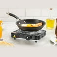 Wobythan Compact Electric Stove, Single Burner Hot Plate, Portable