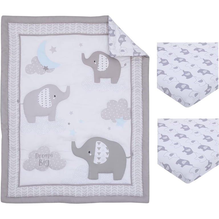 Little Love By Nojo Dream Big 3-Piece Mini Crib Set photo 1