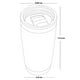 thumbnail image 4 of Termo Yeti 20oz Azul Marino 100% Original Yeti Tumbler 20oz Tapa Magslider, 4 of 6