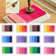 thumbnail image 1 of Almohadilla De Tinta, Varios Colores, Delicadas Y Exquisitas Almohadillas Para Sellos De Bricolaje, Buen Efecto De Impresión Para Manualidades De Bricolaje Para Hacer Tarjetas, 1 of 7