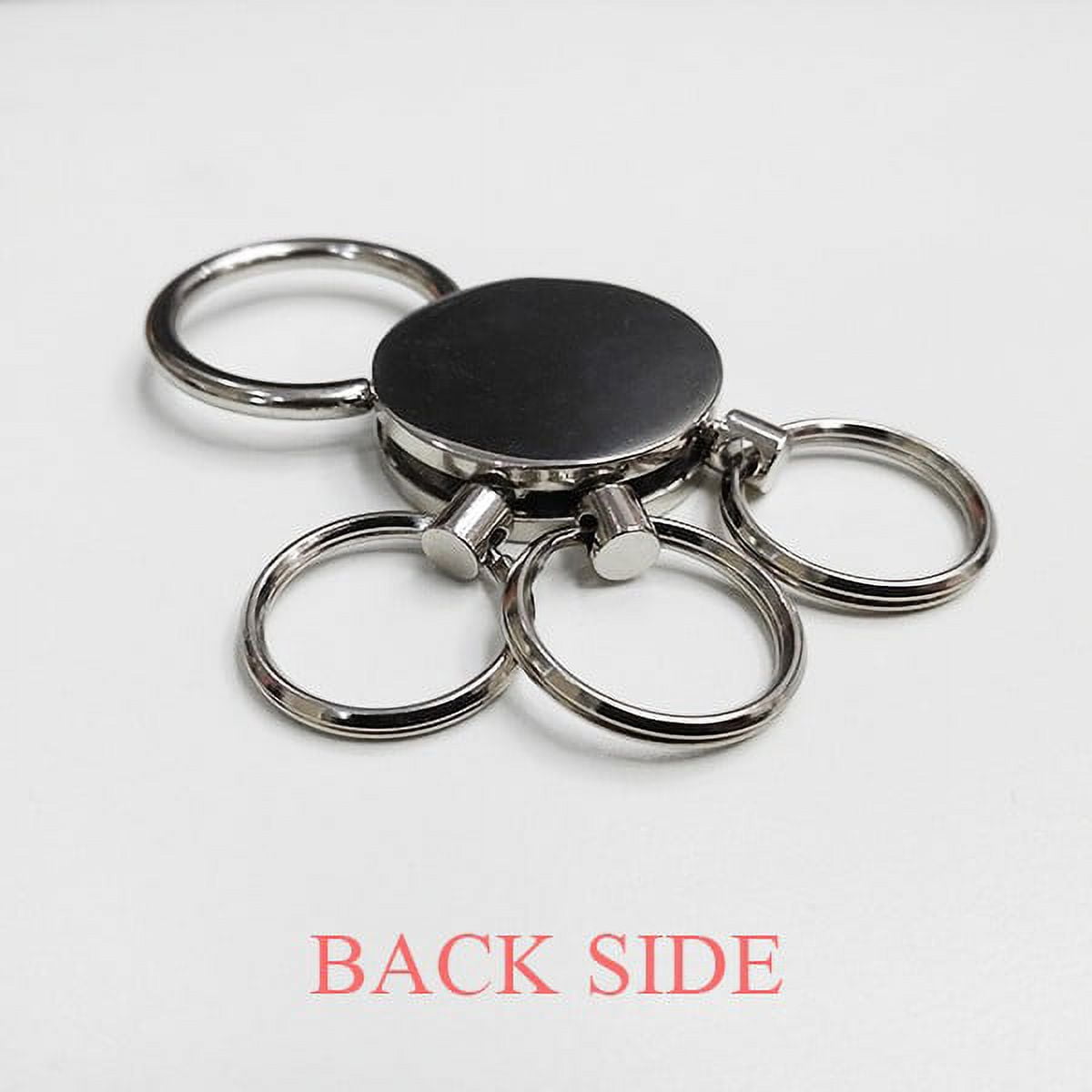 Polish National Flag Country English Stainless Steel Metal Key Holder Chain Ring Keychain