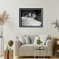 thumbnail image 4 of Historic Framed Print, New Jersey senator takes bride. Fairfax Courthouse, Va. Feb. 9. United States Senator William H. Smathers of New Jersey, with his bride the former Mary James, 17-7/8" x 21-7/8", 4 of 9