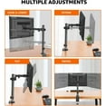 thumbnail image 4 of Bras de Moniteur Solo FlexMount – Support Desk Réglable, Acier, 4 of 6