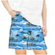 thumbnail image 1 of Odeerbi 5-14 Años Niños Niñas Pantalones Cortos de Estampado Tropical Hawaiano Pantalones de Baño En Seco Rápido Pantalones Cortos de Tabla de Playa Pantalones Cortos Deportivos, 1 of 5