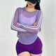 thumbnail image 4 of Cloud Hide-camisetas deportivas de gasa SEXY para mujer, Top, camisetas de Yoga, gimnasio, cubierta de entrenamiento para mujer, Blusa de manga larga, ropa deportiva, 4 of 5