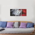 thumbnail image 3 of Pinturas al óleo del arte de la pared del árbol de la nube impresiones de la lona del paisaje para las decoraciones caseras UHUSE cuadros colgantes, 3 of 7