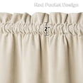 thumbnail image 2 of Green Tier Curtains for Kitchen, Holiday Home Decor Velvet Half Window Cafe Curtains Kitchen Curtains, Room Darkening Privacy Enhancing Bathroom Window Curtain, 26" W x 30" L, Set of 2, 2 of 9