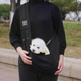 thumbnail image 2 of Dog Sling Carrier, Pet Sling for Small Dogs Puppy Cats up to 15lbs, for Outdoor Travel, 2 of 3