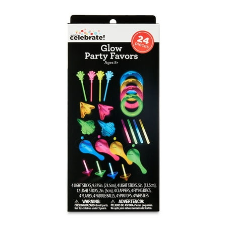 Multicolor Glow Party Favors 24 Pieces by Way To Celebrate Multicolor Glow Party Favors 24 Pieces by Way To Celebrate