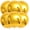 Gold, variant on Giant Black Foil Balloons - 22 Inch, Pack of 6 | Round 4D Mylar Balloons, Foil Balloons |Large Mylar Balloon | Metallic Black Balloon, Graduation Decorations 2025