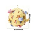thumbnail image 4 of AuroraX Dog Toys for Small Dogs Balls Soft Dog Toy for Fetch Squeaky Interactive Colorful Durable Dog Toys for Outdoor Play Yellow National Dog Day International Cat Day, 4 of 7