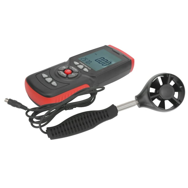Anemómetro industrial digital GT8913, medidor de humedad y temperatura, velocidad del viento