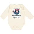 thumbnail image 3 of Inktastic Grammy and Grandpa Love Me Grandson Boys Long Sleeve Baby Bodysuit, 3 of 5