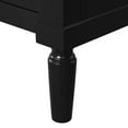 thumbnail image 5 of 24'' Bathroom Vanity with Top Sink, 2-Tier Modern Bathroom Storage Cabinet, Single Sink Bathroom Vanity, Large Storage Shelves, Black, 5 of 9