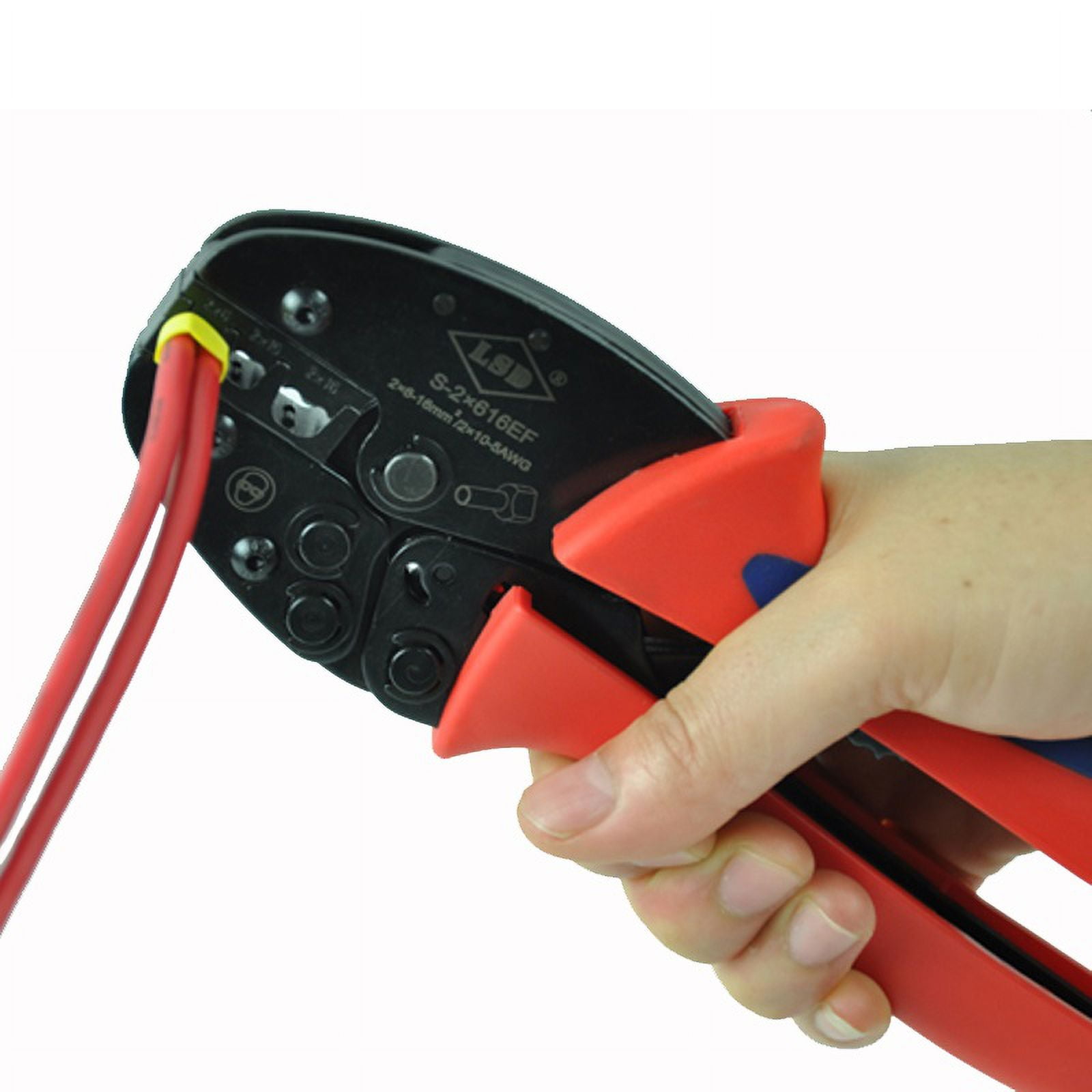 Hand Crimping Tools for Crimping Coaxical Cables Fiber Optic BNC Ratchet Pliers Multitool ,Durability That Lasts