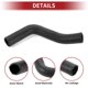thumbnail image 4 of Manguera del radiador Unique Bargains para Honda Civic 1.7L 2001-2005 No.19502PLC000 Goma Negra 1 Pcs, 4 of 7