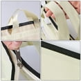 thumbnail image 4 of MesaSe Anti-Dust Handbag Cover Visible Clear Handbags PVC Dust-Proof Storage Bag Multipurpose Hanging Handbag Protector with Zipper and Handles for Home Closet Shelves Door S/M/L/XL, 4 of 7