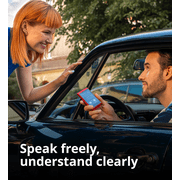 Vasco Translator Q1 | AI Voice Cloning Language Translator Device | 113 Languages | Free Lifetime Internet in Nearly 200 Countries | Scarlet Pulse