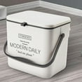 thumbnail image 2 of KGOTA Hanging Compost Bin Recycling 7/12L for Cupboard/Bathroom/Bedroom (White 7L), 2 of 6
