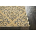 thumbnail image 4 of Nourison Grafix Damask Cream 7'10" x 9'10" Area Rug, (8x10), 4 of 6