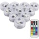 thumbnail image 1 of Paquete de 10 velas Led, velas LED sumergibles RGB impermeables con, 1 of 5