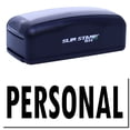 thumbnail image 1 of Large Pre-Inked Personal Stamp, Slim 1854, Ultra Slim Design, Impression Size 1-13/16" by 2-1/2", Up to 25,000 Impressions - Black Ink, 1 of 10
