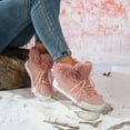 thumbnail image 5 of Willtoo Winter Women's Snow Boots Short Barrel, Fleece Lined Thickened Boots for Cold Weather Pink, 5 of 6