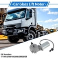 thumbnail image 3 of Unique Bargains Front Right Passenger Side Power Window Regulator Lift Motor for RENAULT KERAX 11.1 1996- No.1714812 2 Pins Car Window Glass Lift Motor, 3 of 7