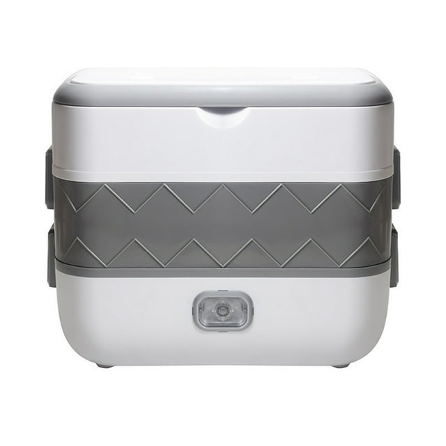 COM1950s Lunch Box Containers, Insulated Lunch Box, Lunch Box Portable Food Warmer Heater, Faster Heated Lunchbox 110V for Office Home Heating Microwave with 304 Stainless Steel Bowl, School Lunch Box