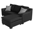 thumbnail image 2 of Sofa Chaise Esquinera Dicasa Lyra 2 Plazas Negro para Sala, 2 of 8
