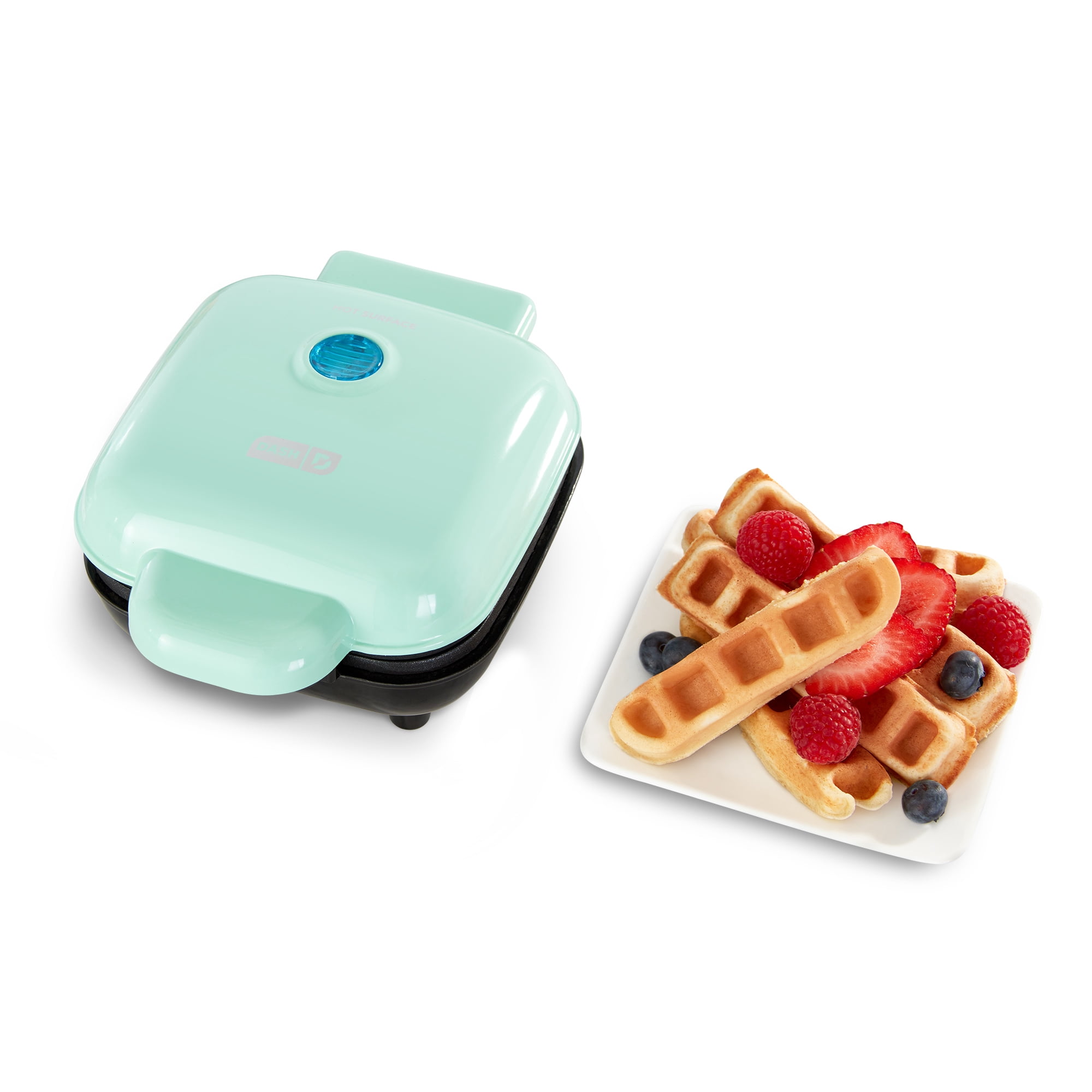 Dash Nonstick Aqua Waffle Stick Maker – Easy, Dippable Waffle Sticks for Fun Breakfasts & Snacks