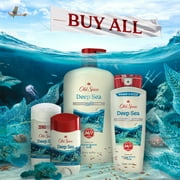 Old Spice Mens Deodorant, Aluminum Free Invisible Solid Stick, Deep Sea, 3oz