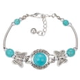 thumbnail image 1 of Pulsera De Estilo Étnico Retro Para Mujer, Pulseras De Mariposa Tallada De Aleación, Pulseras De Joyería Bohemia, Regalos Para Amigos De La Familia seitruly AP006887-03, 1 of 6
