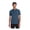 Insignia Blue, variant on Unisex Stretch Jersey Polo | Short Sleeve Work Polo for Men & Women, Moisture Wicking Jersey Shirt - Deep Black 2XL