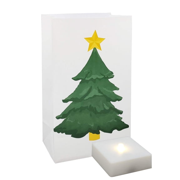 Battery-Operated Luminaria Kit - Set of 6